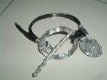 PULSERA EN CUERO Y DETALLE CERRADURA EN PLATA