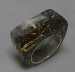 ANILLO CON VIRUTAS DE BRONCE