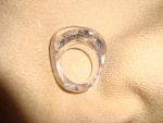 ANILLO CON ESCARCHA PLATEADA
